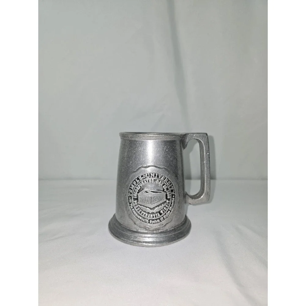 Temple University Pewter Mug Stein